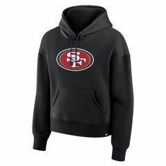 San Francisco 49ers Women's Essential Legacy Hoodie - Black Hoodies