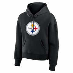 Pittsburgh Steelers Women's Essential Legacy Hoodie - Black Hoodies