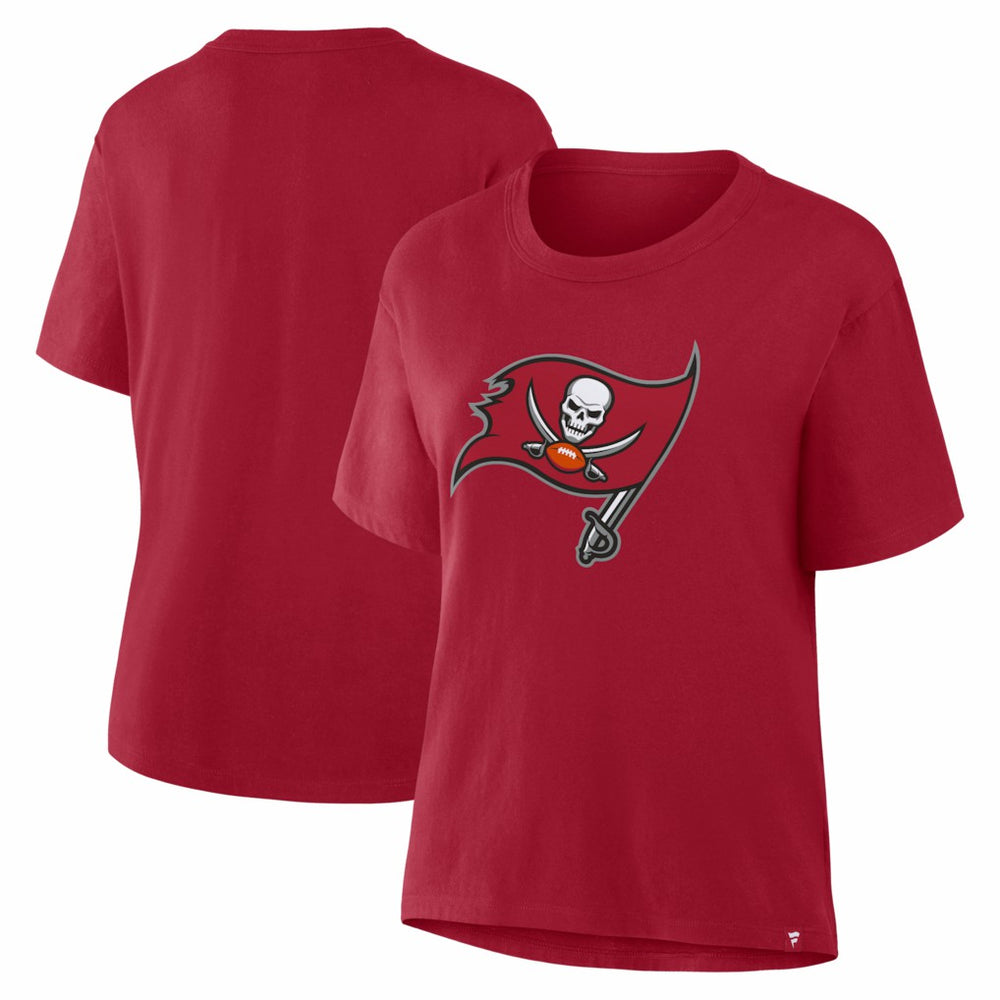 Tampa Bay Buccaneers Women's Essential Legacy T-Shirt - Red T-shirts