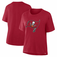 Tampa Bay Buccaneers Women's Essential Legacy T-Shirt - Red T-shirts