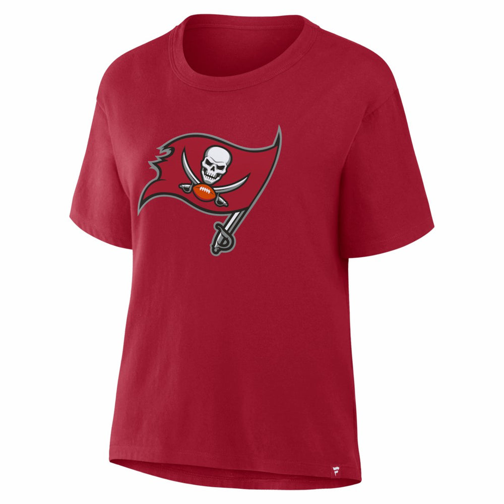 Tampa Bay Buccaneers Women's Essential Legacy T-Shirt - Red T-shirts