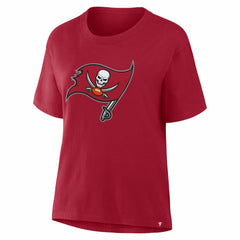Tampa Bay Buccaneers Women's Essential Legacy T-Shirt - Red T-shirts
