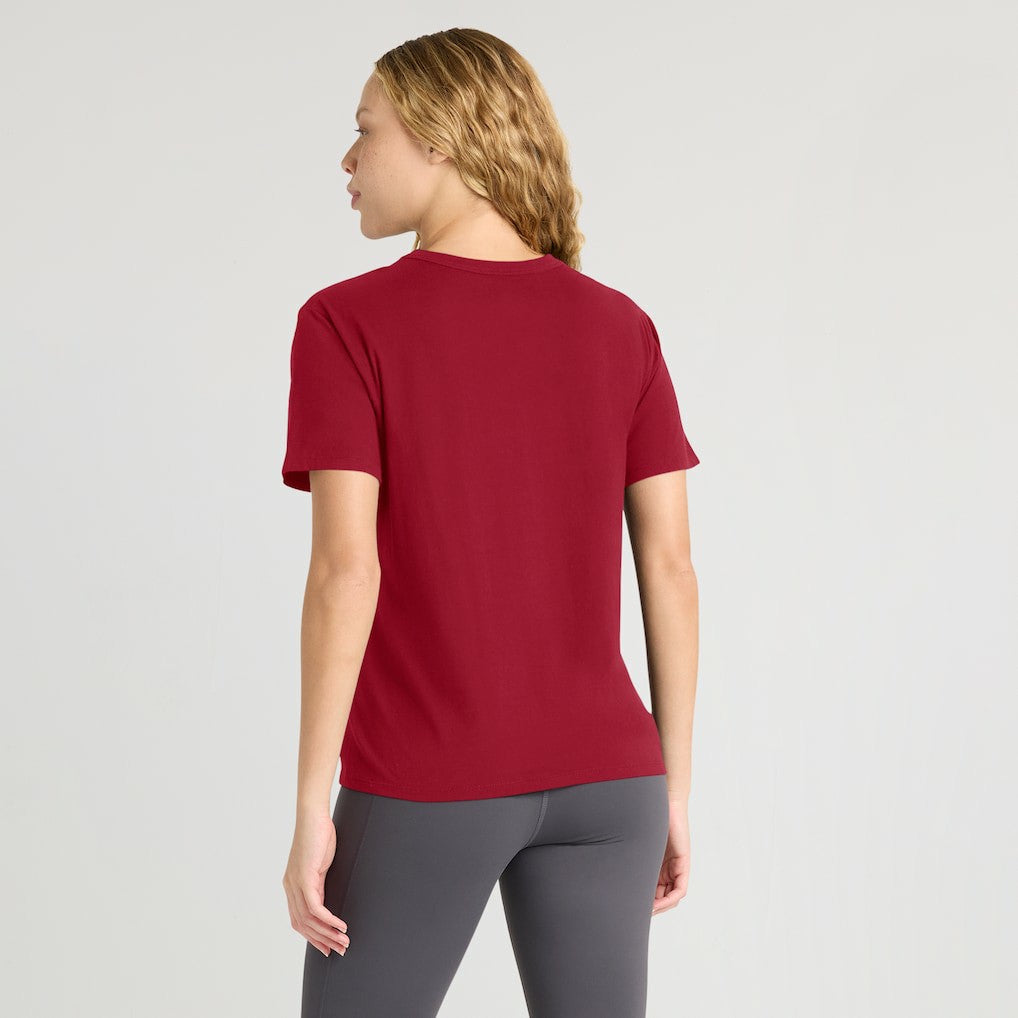 Tampa Bay Buccaneers Women's Essential Legacy T-Shirt - Red T-shirts