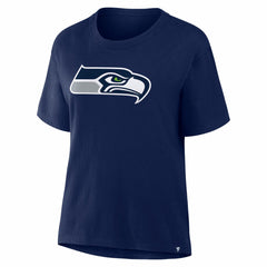 Seattle Seahawks Women's Essential Legacy T-Shirt - College Navy T-shirts