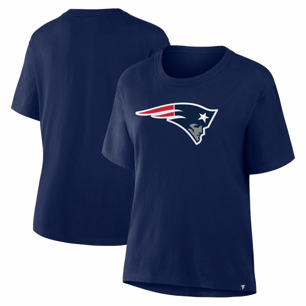New England Patriots Women's Essential Legacy T-Shirt - Navy T-shirts