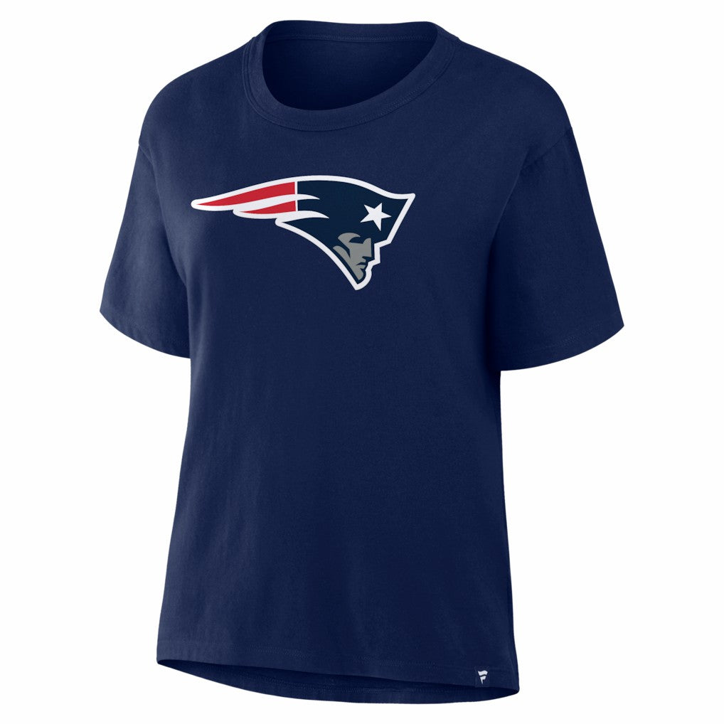 New England Patriots Women's Essential Legacy T-Shirt - Navy T-shirts