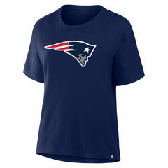 New England Patriots Women's Essential Legacy T-Shirt - Navy T-shirts