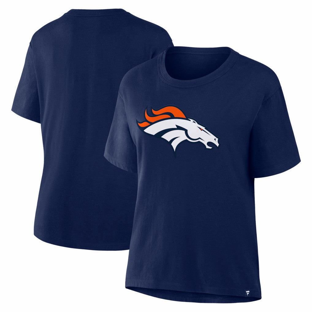 Denver Broncos Women's Essential Legacy T-Shirt - Navy T-shirts