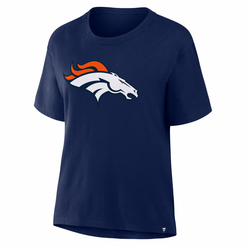 Denver Broncos Women's Essential Legacy T-Shirt - Navy T-shirts