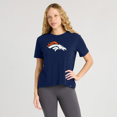 Denver Broncos Women's Essential Legacy T-Shirt - Navy T-shirts