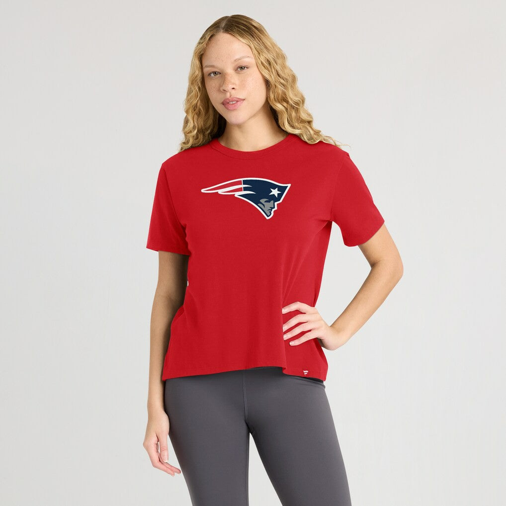New England Patriots Women's Essential Legacy T-Shirt - Red T-shirts