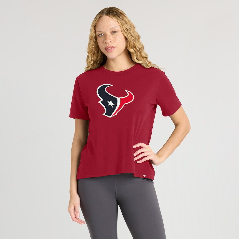 Houston Texans Women's Essential Legacy T-Shirt - Red T-shirts