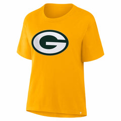 Green Bay Packers Women's Essential Legacy T-Shirt - Gold T-shirts