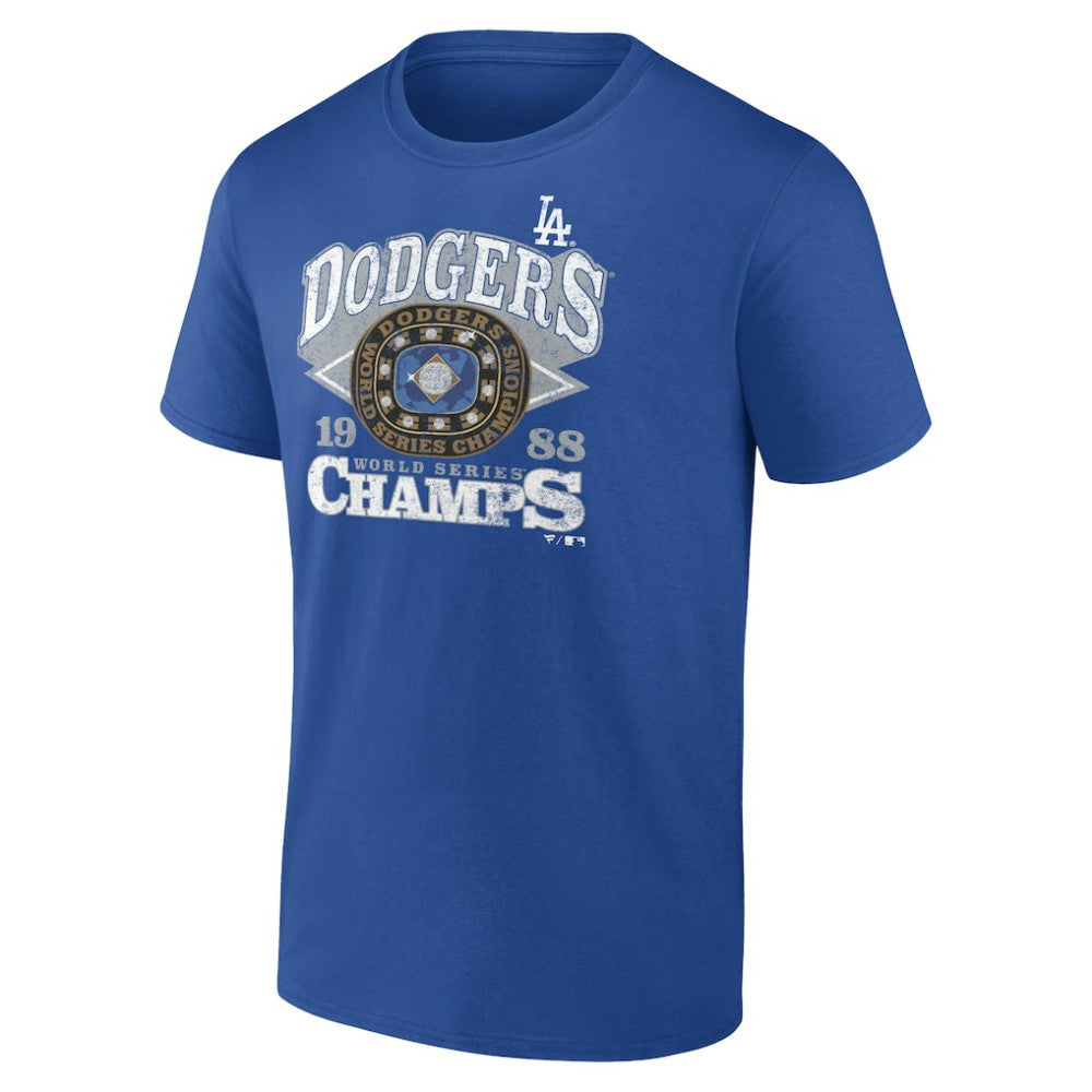 Los Angeles Dodgers 1988 World Series Champions T-Shirt - Royal T-shirts