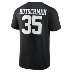Adley Rutschman Baltimore Orioles Player Icon Name & Number T-Shirt - Black T-shirts