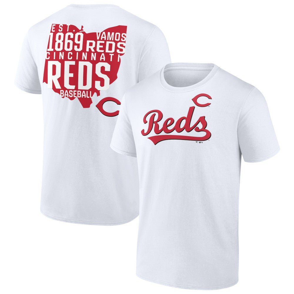 Cincinnati Reds Hot Shot T-Shirt - White T-shirts