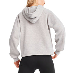 Cleveland Browns DKNY Sport Women's Debbie Dolman Raglan Pullover Hoodie - Heather Gray Hoodies