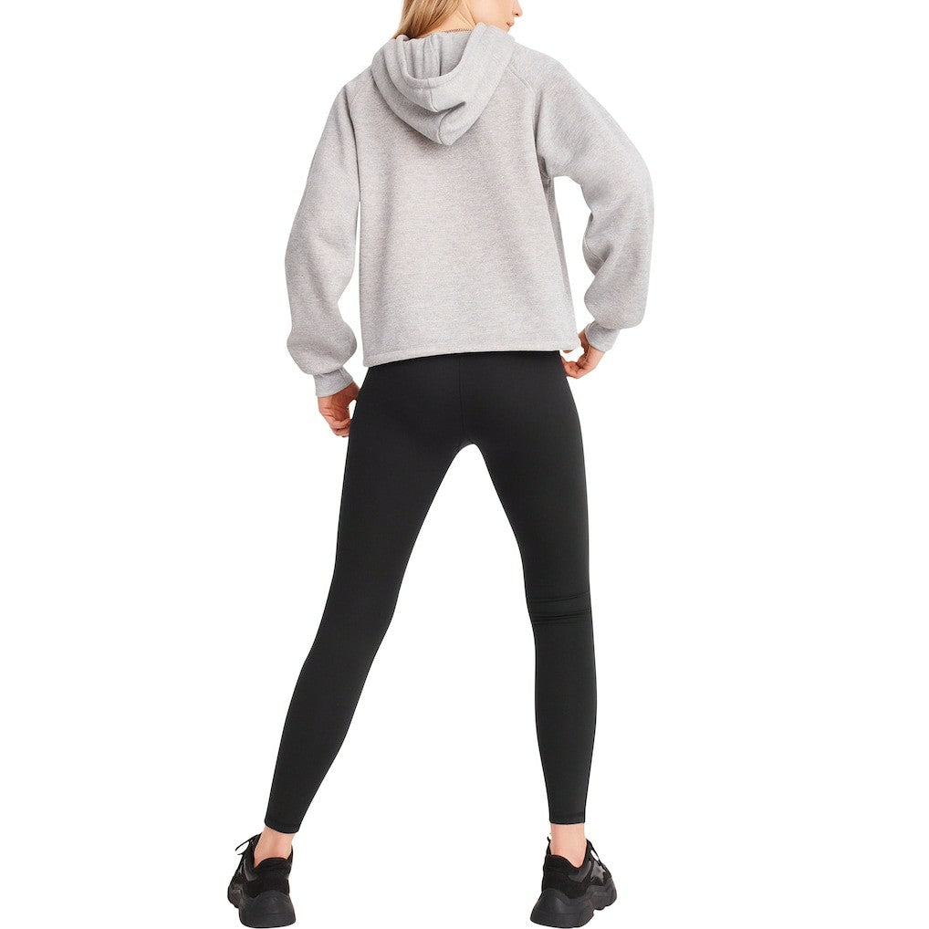 Los Angeles Rams DKNY Sport Women's Debbie Dolman Raglan Pullover Hoodie - Heather Gray Hoodies