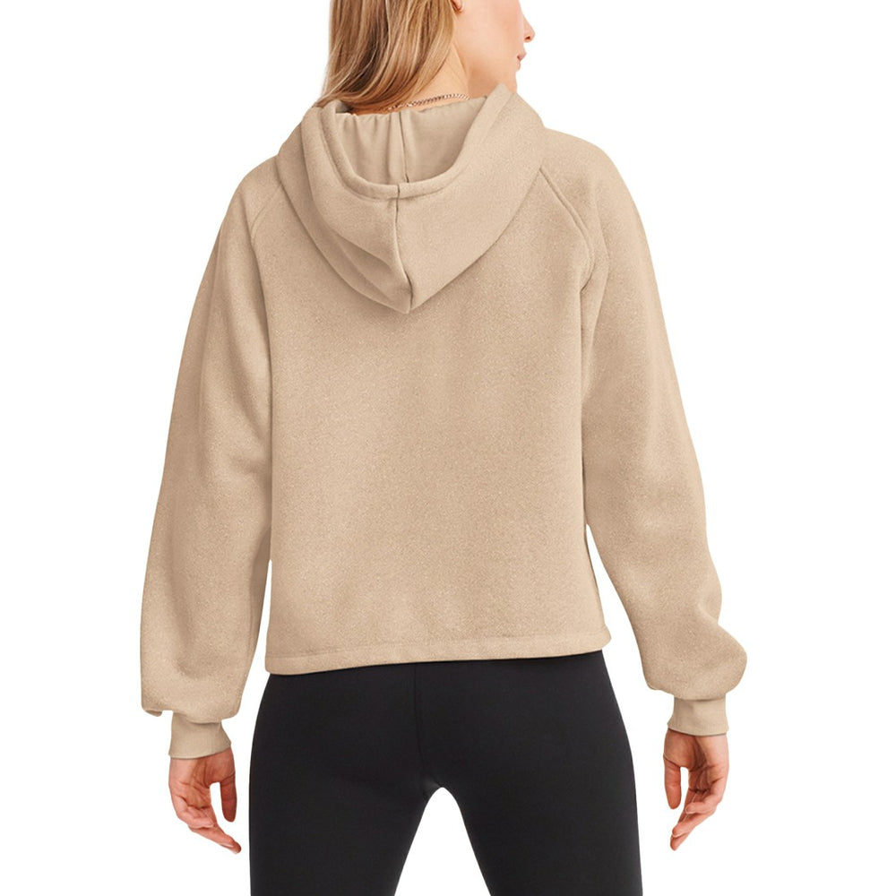 Tennessee Titans DKNY Sport Women's Debbie Dolman Raglan Pullover Hoodie - Cream Hoodies