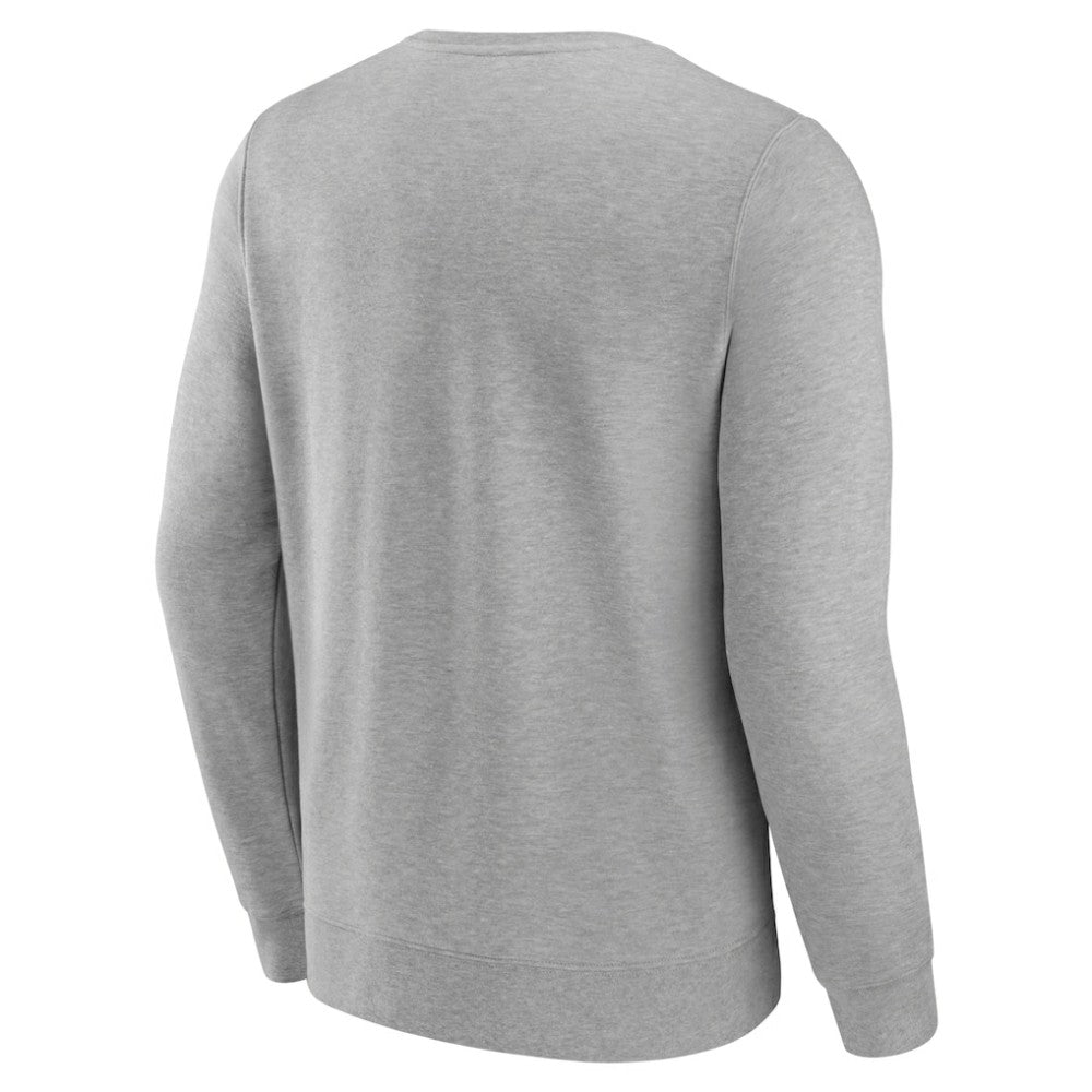 Atlanta Braves Heart & Soul Pullover Sweatshirt - Heather Gray Pullover