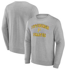 Pittsburgh Pirates Heart & Soul Pullover Sweatshirt - Heather Gray Pullover