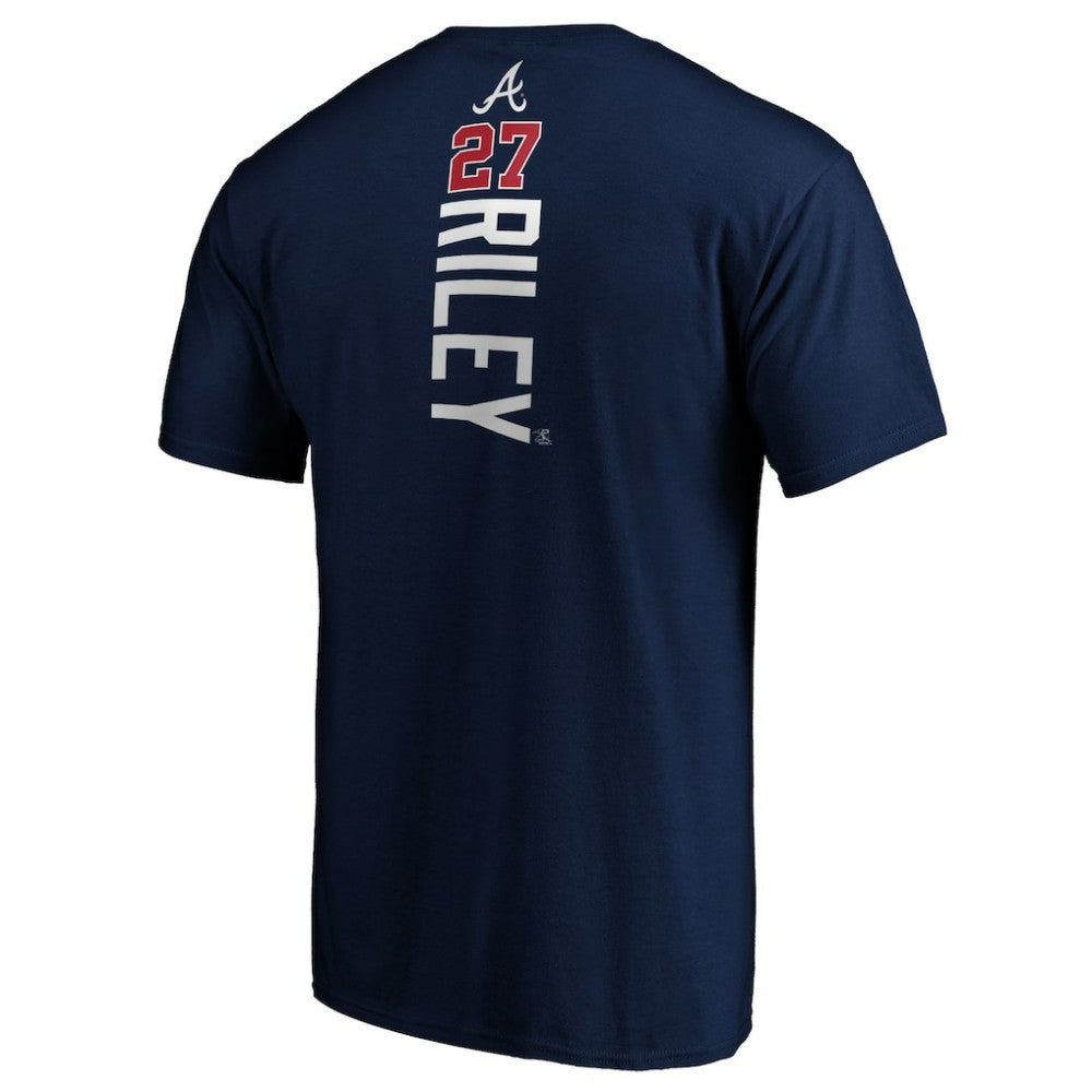 Austin Riley Atlanta Braves Playmaker Name & Number T-Shirt - Navy T-shirts