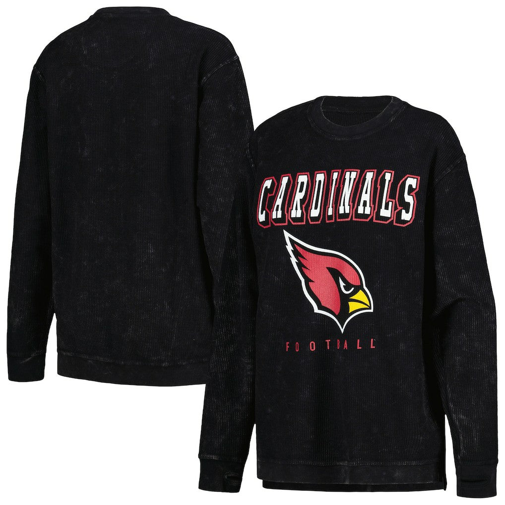 Arizona Cardinals G-III 4Her by Carl Banks Women's Comfy Cord Pullover Sweatshirt - Black Pullover