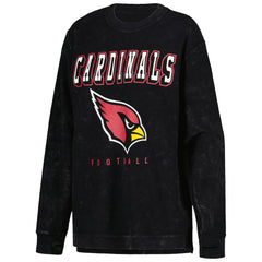 Arizona Cardinals G-III 4Her by Carl Banks Women's Comfy Cord Pullover Sweatshirt - Black Pullover