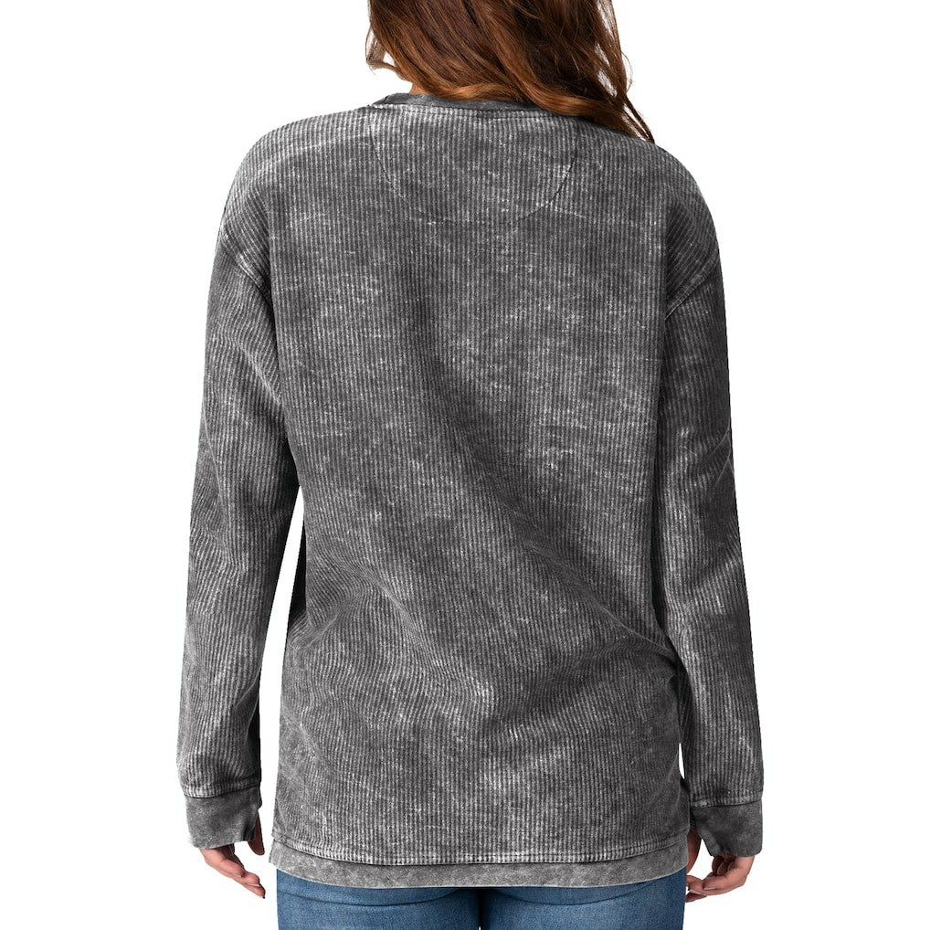 Arizona Cardinals G-III 4Her by Carl Banks Women's Comfy Cord Pullover Sweatshirt - Black Pullover