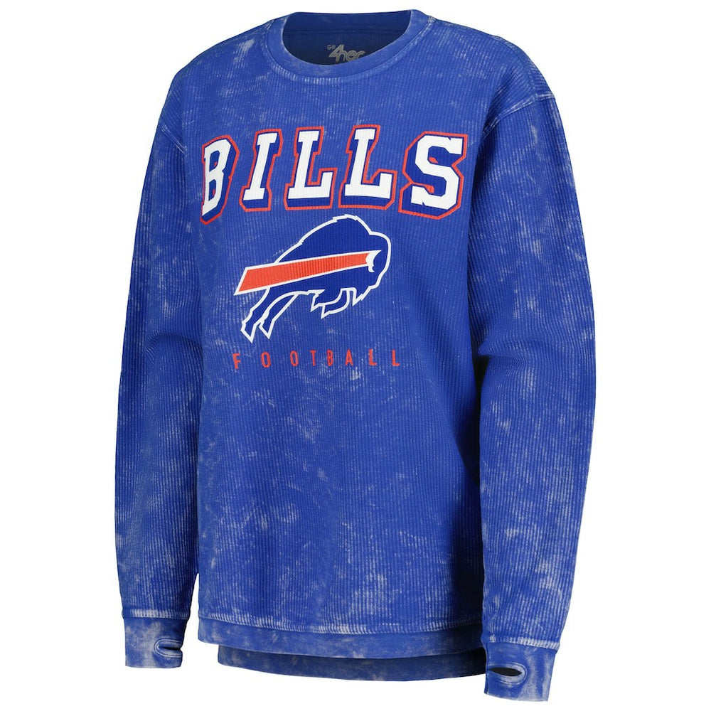 Buffalo Bills G-III 4Her by Carl Banks Women's Comfy Cord Pullover Sweatshirt - Royal Pullover