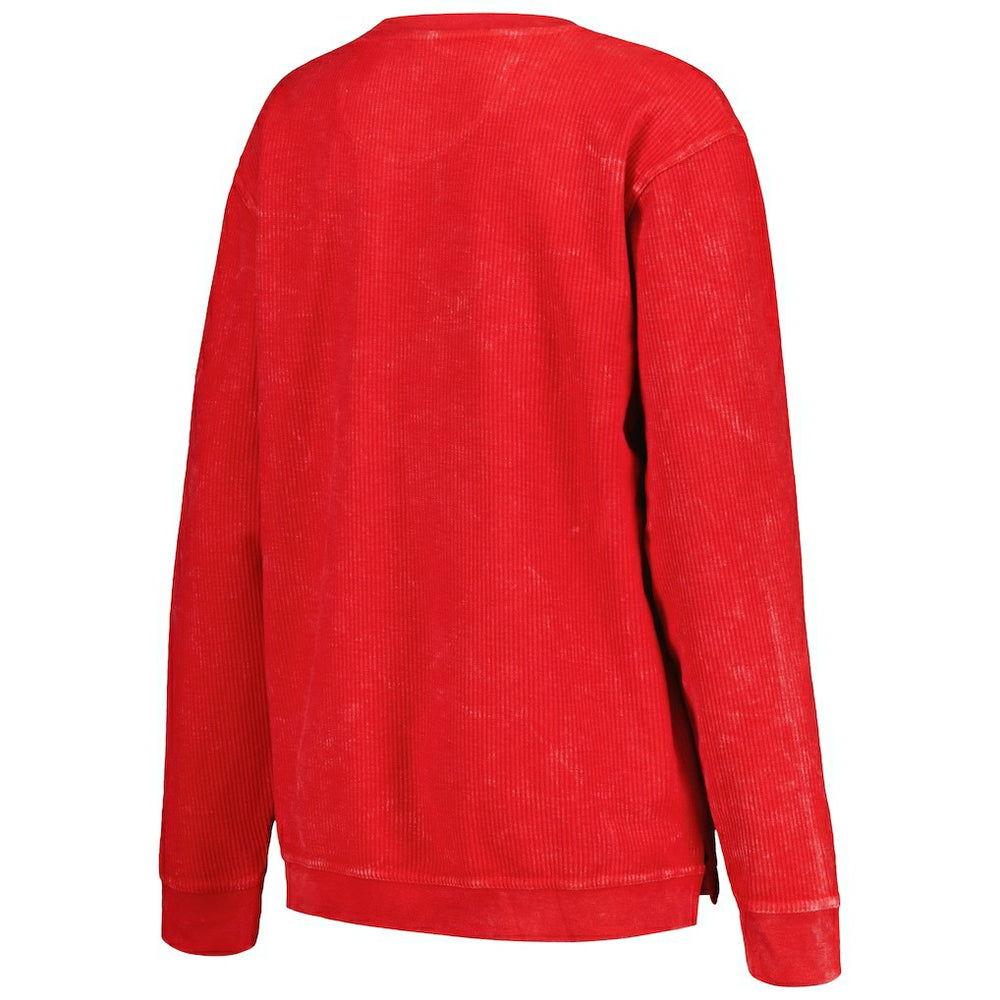 Kansas City Chiefs G-III 4Her by Carl Banks Women's Comfy Cord Pullover Sweatshirt - Red Pullover