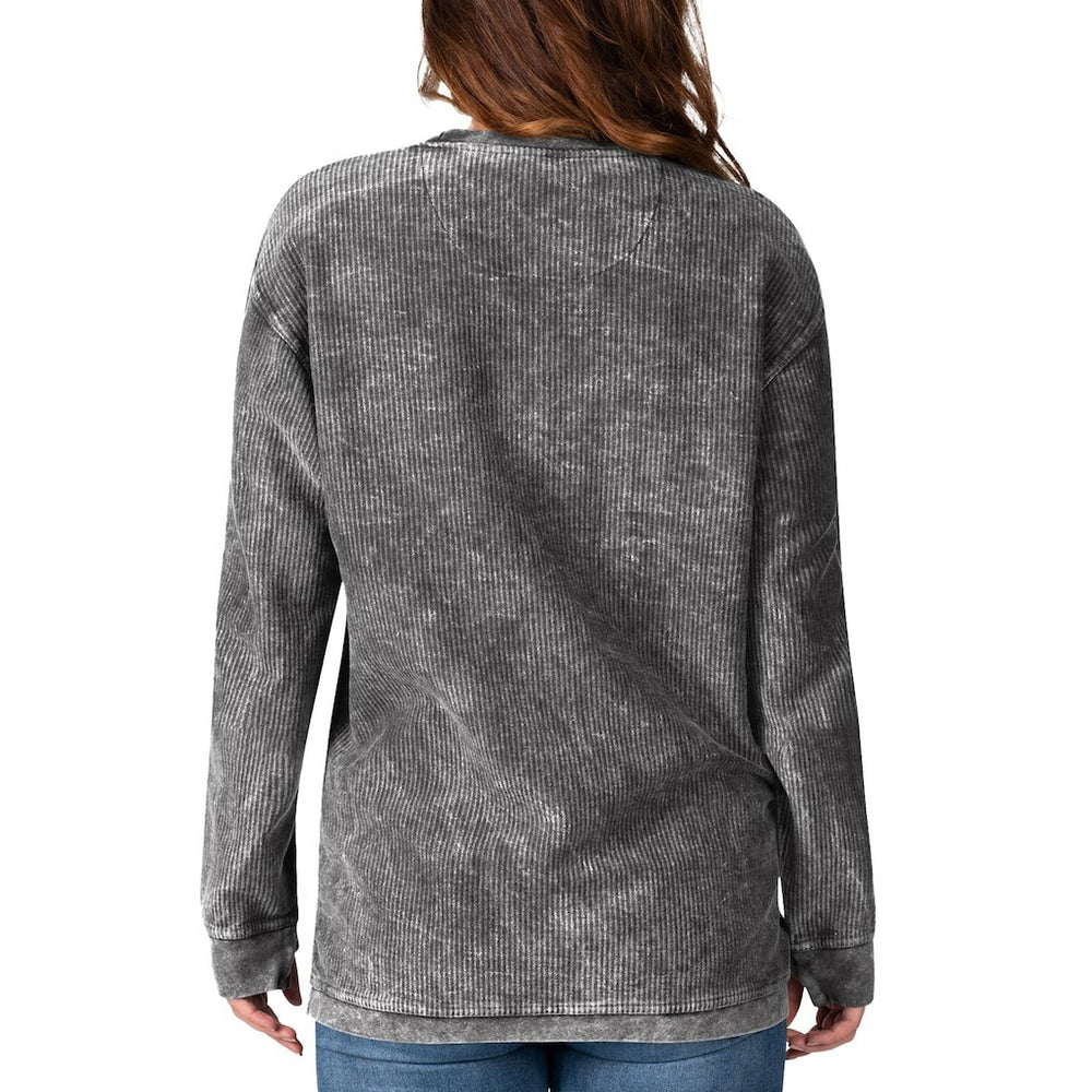 Las Vegas Raiders G-III 4Her by Carl Banks Women's Comfy Cord Pullover Sweatshirt - Black Pullover