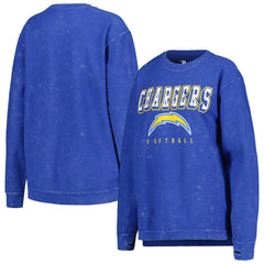 Los Angeles Chargers G-III 4Her by Carl Banks Women's Comfy Cord Pullover Sweatshirt - Powder Blue Pullover