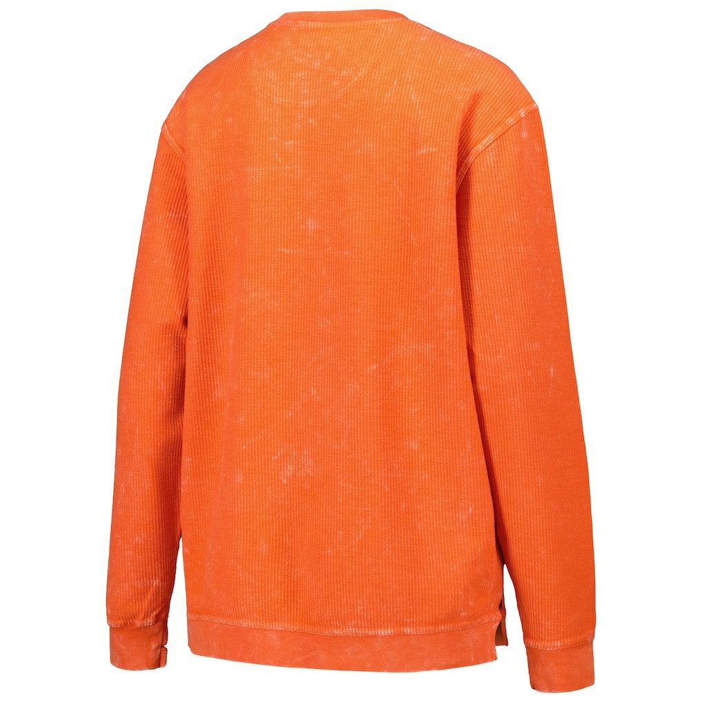 Miami Dolphins G-III 4Her by Carl Banks Women's Comfy Cord Pullover Sweatshirt - Orange Pullover