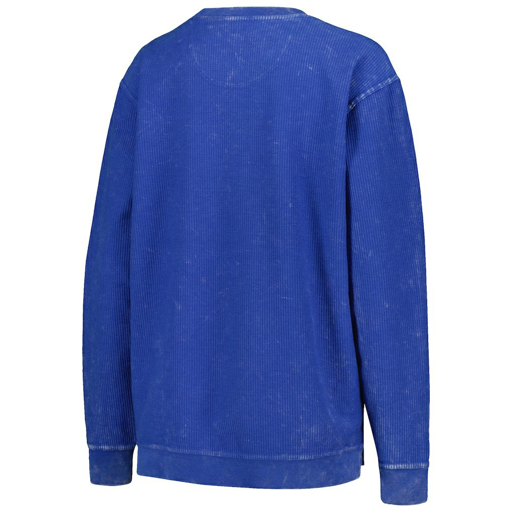 New York Giants G-III 4Her by Carl Banks Women's Comfy Cord Pullover Sweatshirt - Royal Pullover