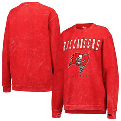 Tampa Bay Buccaneers G-III 4Her by Carl Banks Women's Comfy Cord Pullover Sweatshirt - Red Pullover