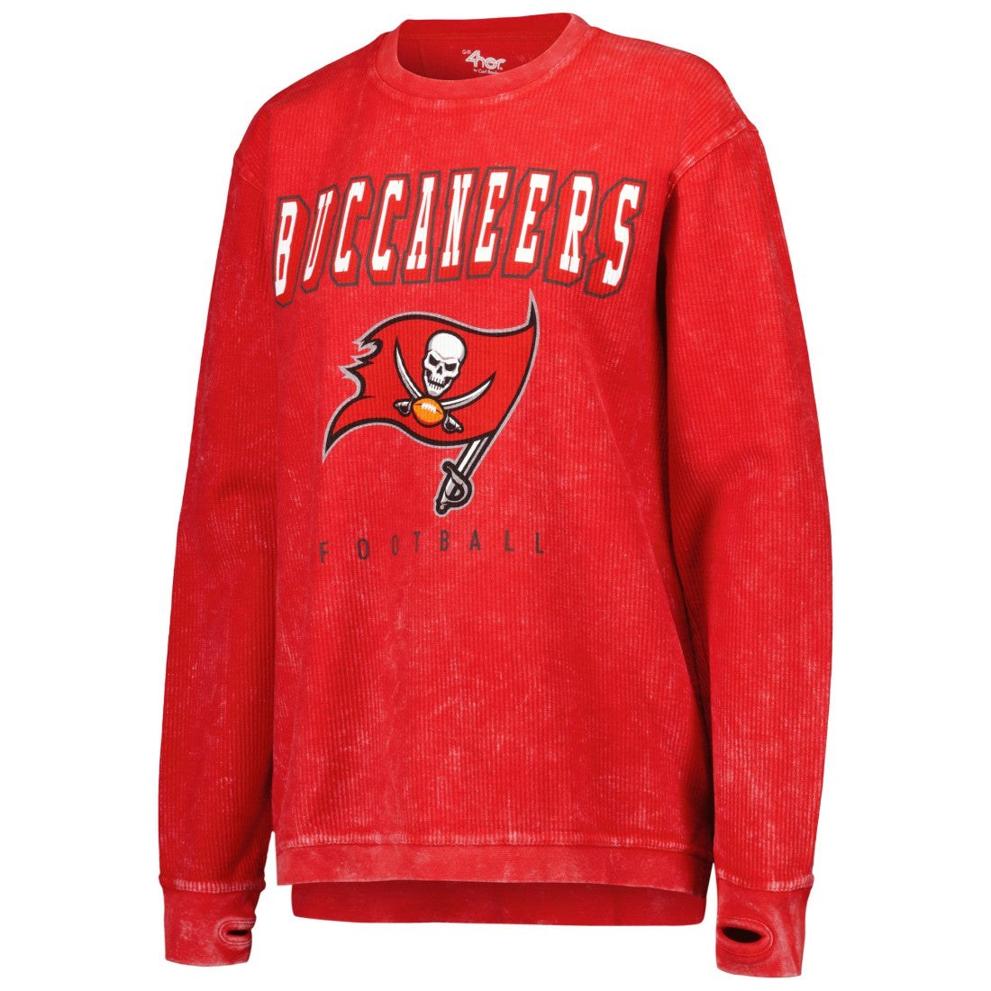 Tampa Bay Buccaneers G-III 4Her by Carl Banks Women's Comfy Cord Pullover Sweatshirt - Red Pullover