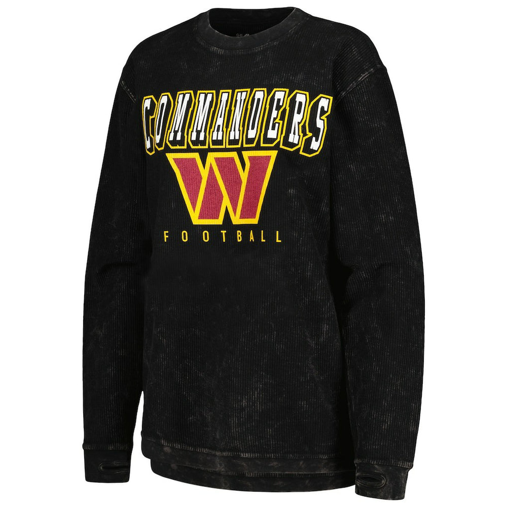 Washington Commanders G-III 4Her by Carl Banks Women's Comfy Cord Pullover Sweatshirt - Black Pullover