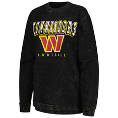 Washington Commanders G-III 4Her by Carl Banks Women's Comfy Cord Pullover Sweatshirt - Black Pullover