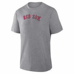 Boston Red Sox Fanatics Play Tribute Tri-Blend T-Shirt - Heather Gray T-shirts