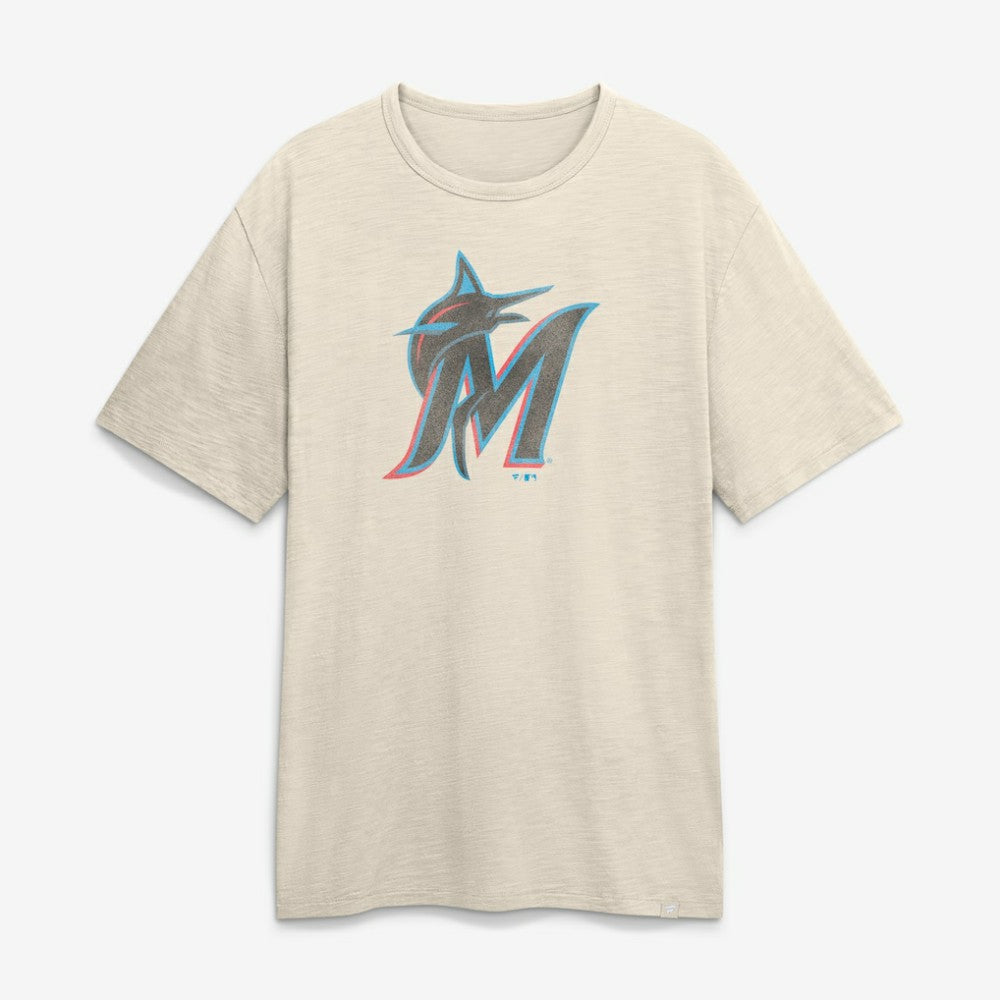 Miami Marlins Fanatics Stadium Slub T-Shirt - Tan T-shirts