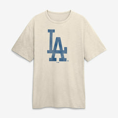 Los Angeles Dodgers Fanatics Stadium Slub T-Shirt - Tan T-shirts