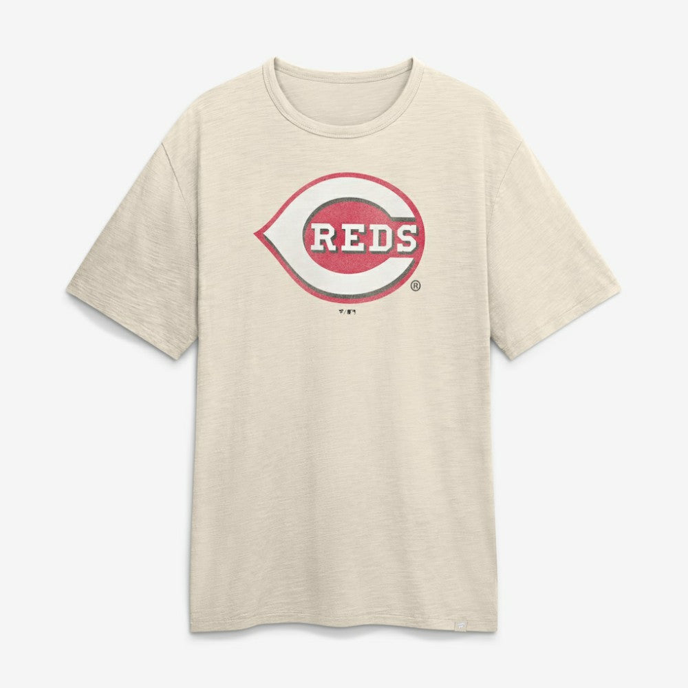 Cincinnati Reds Fanatics Stadium Slub T-Shirt - Tan T-shirts