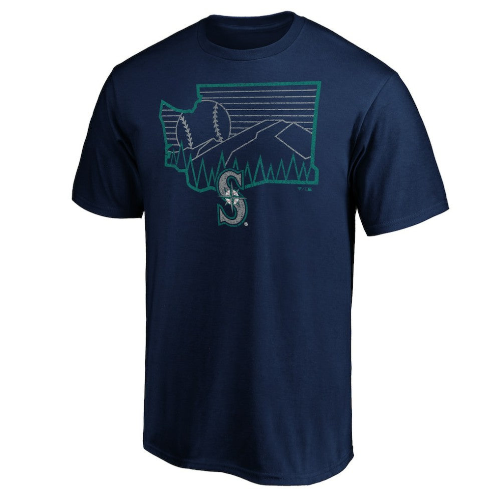 Seattle Mariners Team Adrenaline T-Shirt - Navy T-shirts