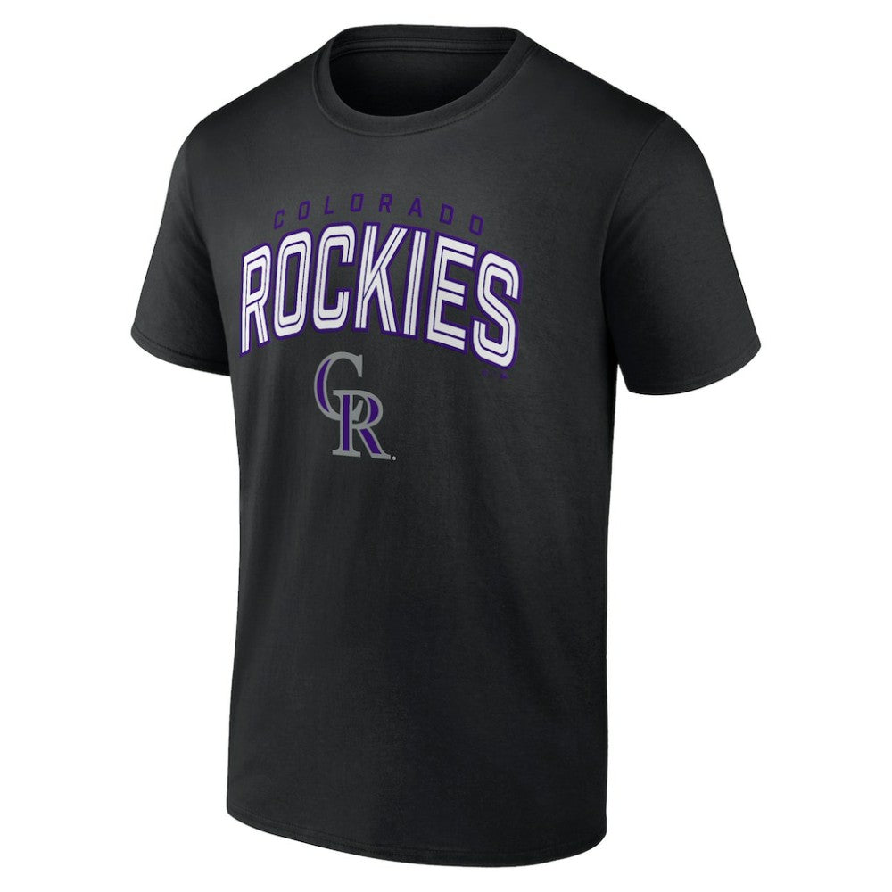 Colorado Rockies Master the Game T-Shirt - Black T-shirts