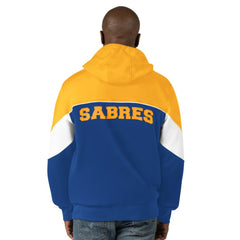 Buffalo Sabres Starter Power Forward Full-Zip Hoodie - Royal/Gold | US 200115877