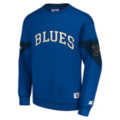 St. Louis Blues Starter Faceoff Pullover Sweatshirt - Blue | US 200115881