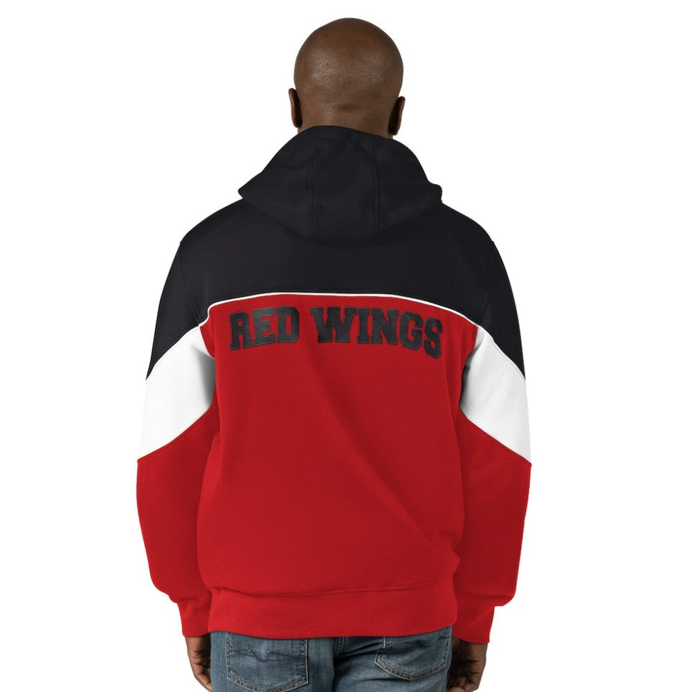 Detroit Red Wings Starter Power Forward Full-Zip Hoodie - Red/Black | US 200115890
