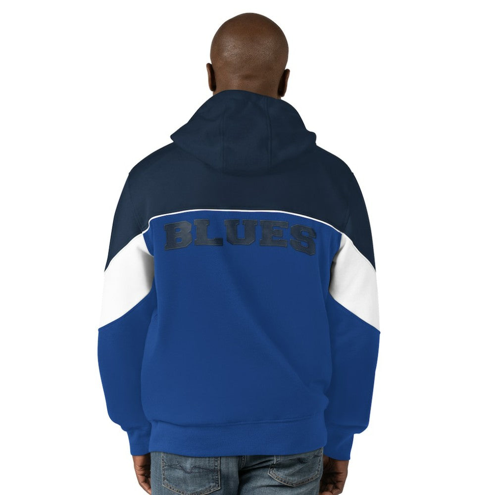 St. Louis Blues Starter Power Forward Full-Zip Hoodie - Blue/Navy | US 200115907