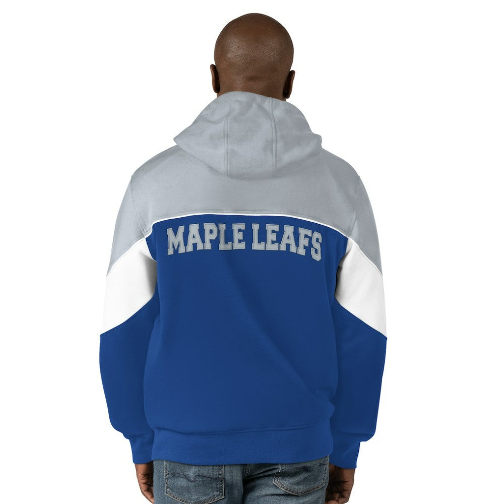 Toronto Maple Leafs Starter Power Forward Full-Zip Hoodie - Blue/Gray | US 200115916